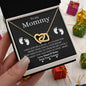 [GOING FAST] To My Mommy | Your Heart Interlocking Hearts Necklace