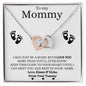 [ ALMOST GONE] To My Mommy | Your Heart | Interlocking Hearts Necklace