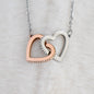 [GOING FAST] To My Mommy | Your Heart Interlocking Hearts Necklace