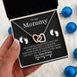 [GOING FAST] To My Mommy | Your Heart Interlocking Hearts Necklace