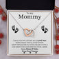 [ ALMOST GONE] To My Mommy | Your Heart | Interlocking Hearts Necklace
