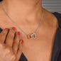 [GOING FAST] To My Mommy | Your Heart Interlocking Hearts Necklace