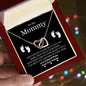 [GOING FAST] To My Mommy | Your Heart Interlocking Hearts Necklace