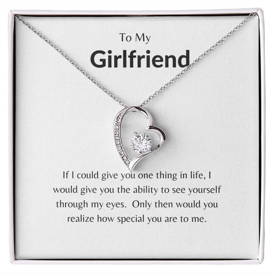 To My Girlfriend | One Thing Forever Love Necklace