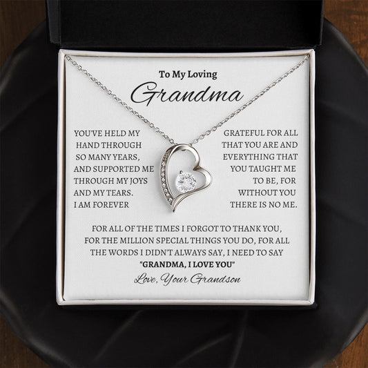 To My Loving Grandma | Special Forever Love Necklace