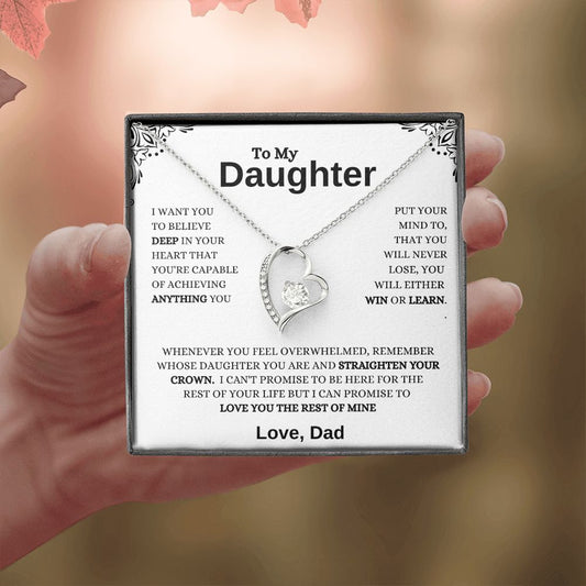 To My Daughter | Overwhelming Forever Love Necklace