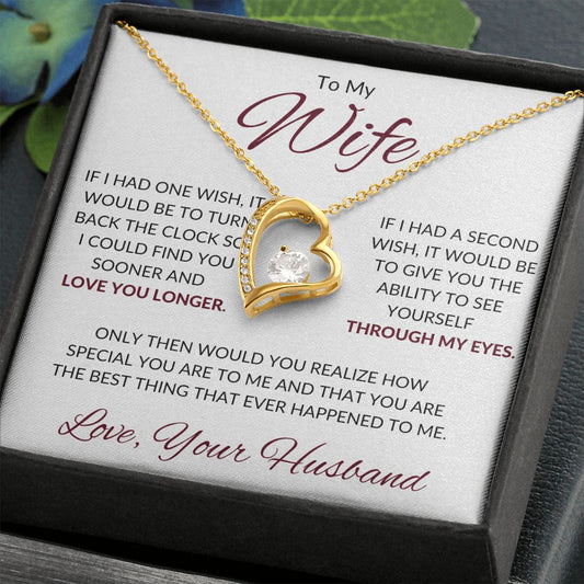 To My Wife | One Wish Forever Love Necklace