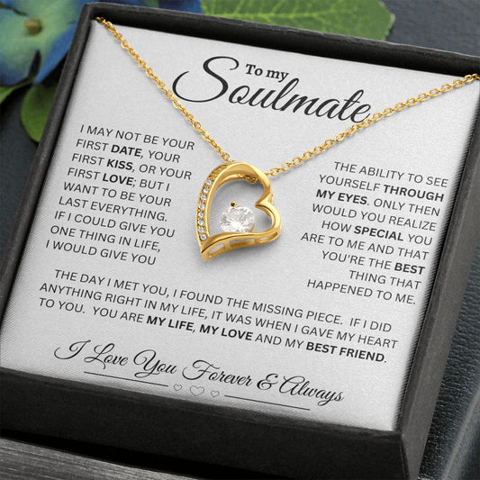 To My Soulmate | My Life Eternal Love Necklace