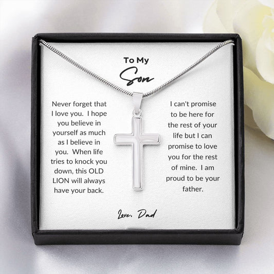 To My Son | Promise Cross Necklace